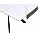 Стол обеденный SIGNAL IMPERIA белый/черный 180-240/90